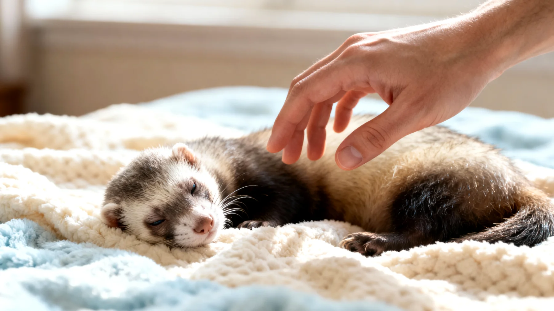 Frettchen zeigen nach der Kastration oft Verhaltensänderungen wie Lethargie, Gewichtszunahme oder veränderte Aktivitätsmuster, die spezielle Anpassungen in Training und Verhaltensübungen erfordern, um ihre mentale Stimulation und körperliche Fitness aufrechtzuerhalten"