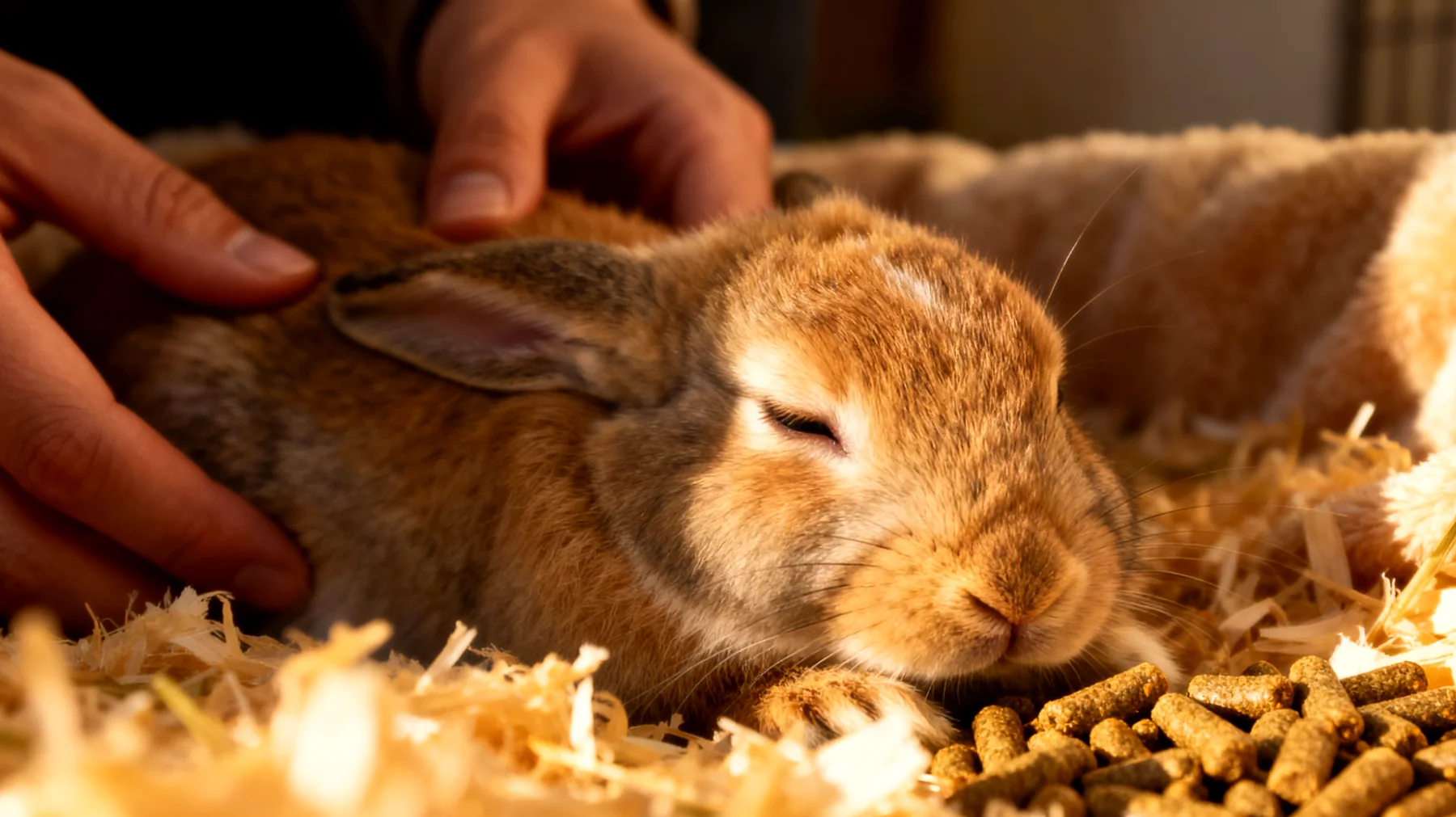Kaninchen zeigen nach der Kastration häufig Schmerzen, Appetitlosigkeit und verminderte Aktivität, wobei natürliche Schmerzlinderung und Wundheilung unterstützt werden müssen"