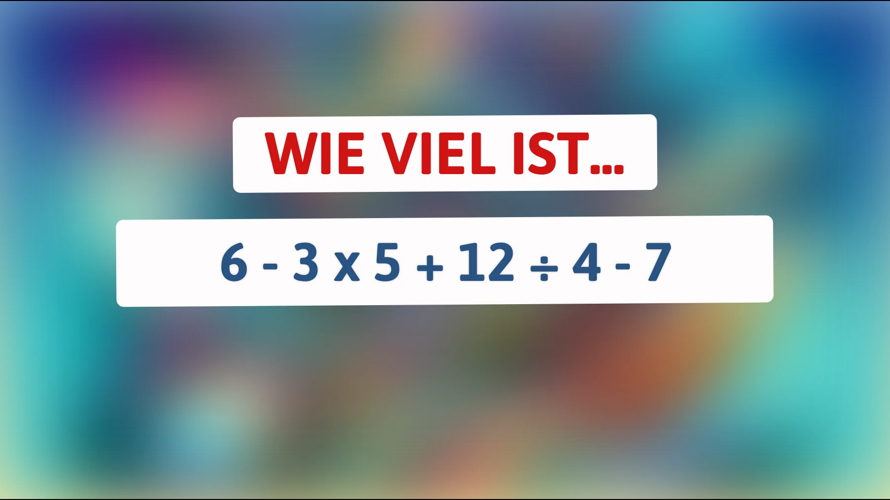 Nur 1 % können es lösen: Wie viel ergibt diese einfache Gleichung wirklich? Teste dein Mathe-Gehirn!"
