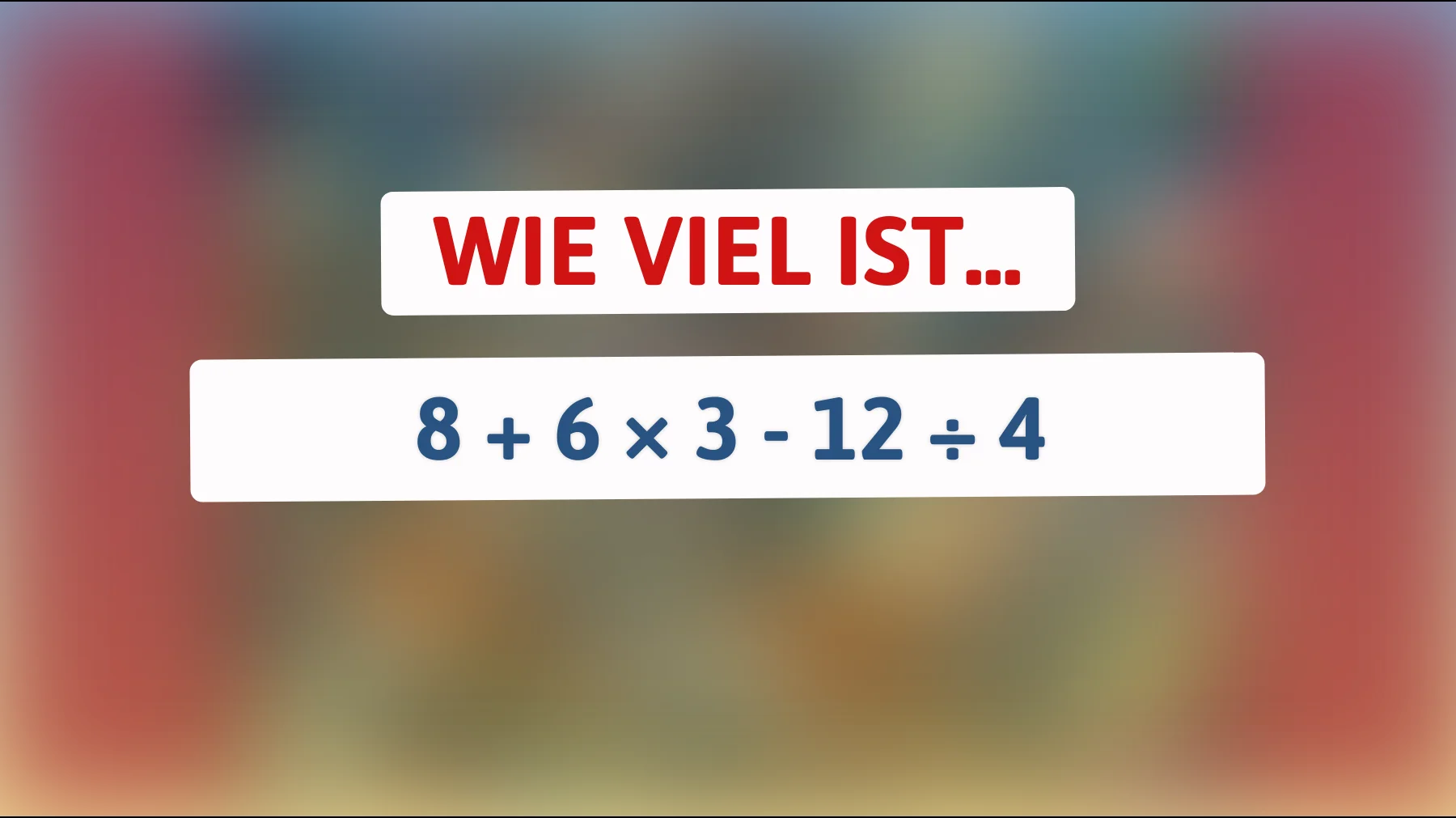 Nur 1% der Menschen können diese mathematische Herausforderung lösen – bist du schlau genug? Probier es aus!"