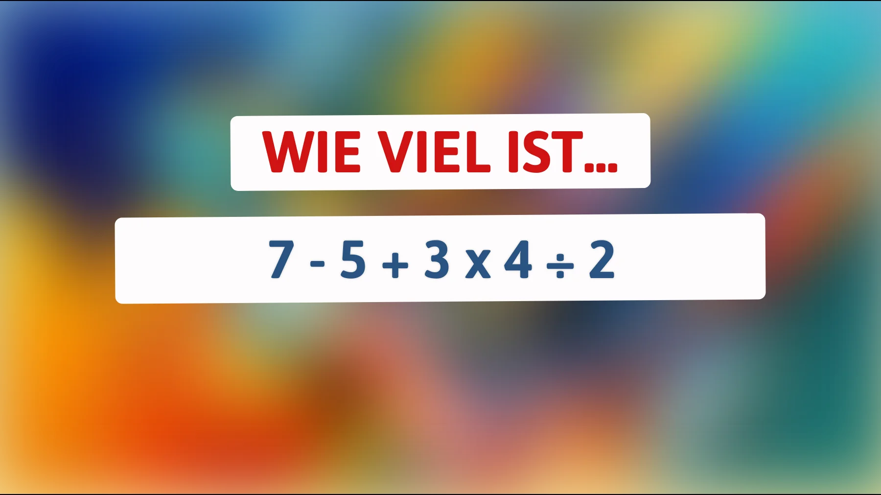 Nur die klügsten Köpfe können diese mathematische Herausforderung meistern: Bist du bereit für das ultimative Rätsel?"