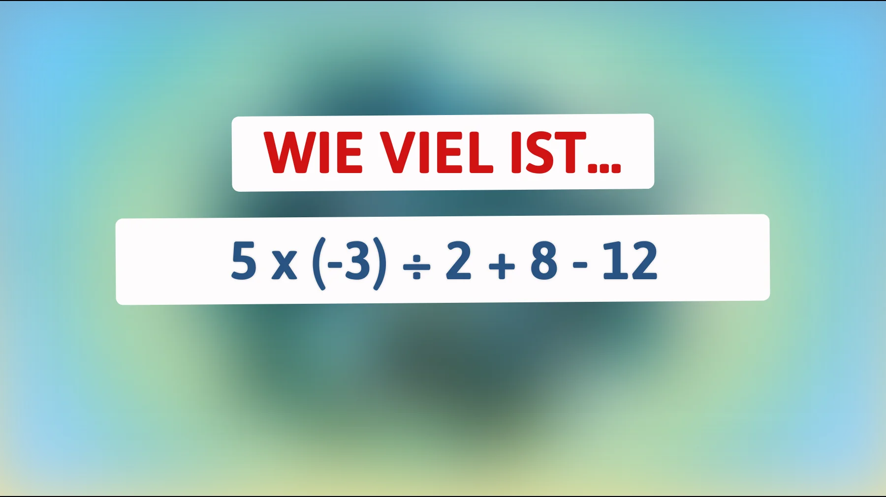 Kannst du dieses mathematische Puzzle lösen, das nur die klügsten Köpfe entschlüsseln können?"