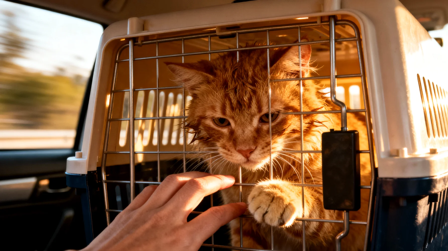 Katzen zeigen während Reisen oft starken Stress und können nicht effektiv trainiert werden, da Reisen kein geeigneter Zeitpunkt für Verhaltensübungen sind"