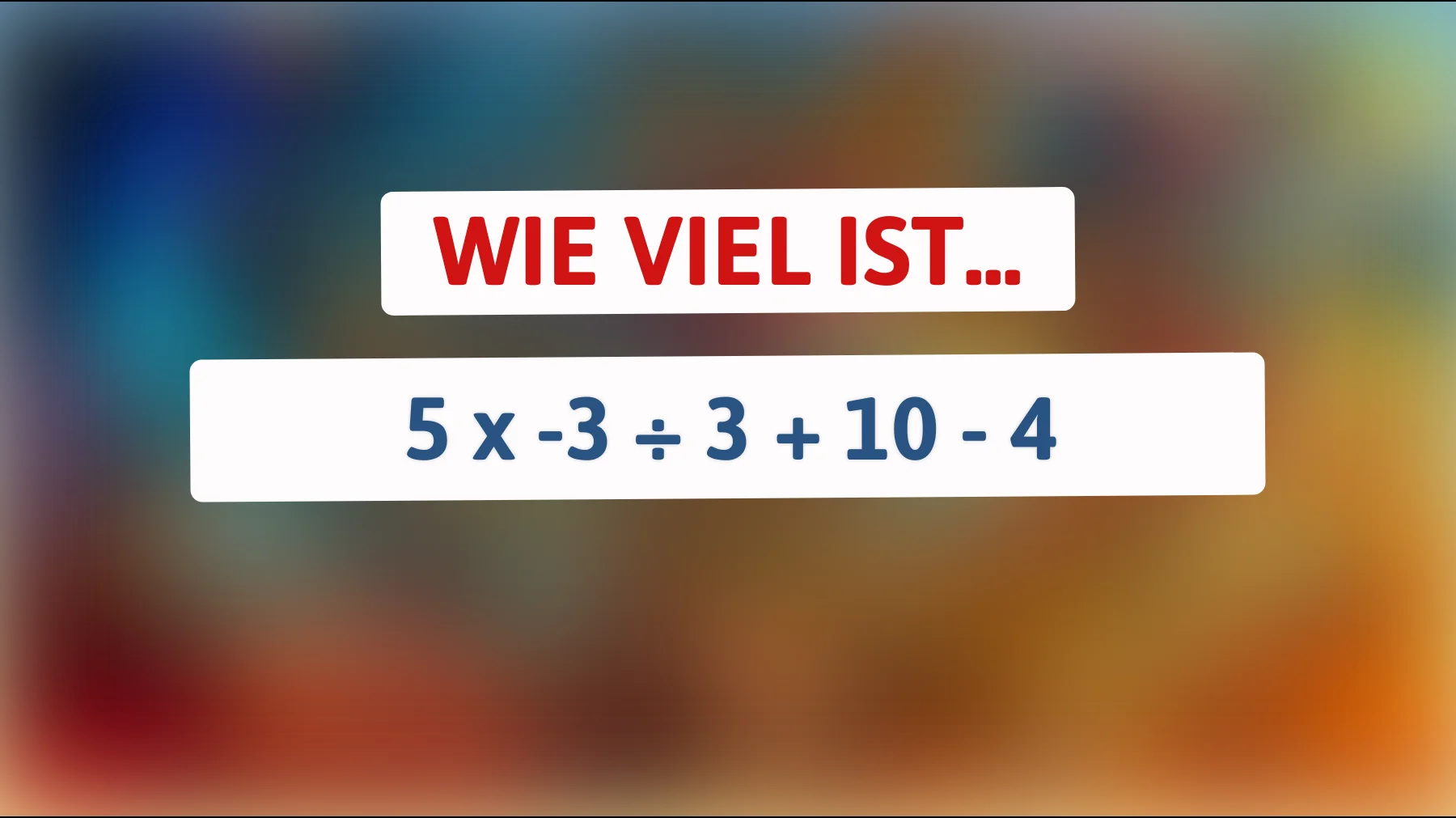 Nur 1% der Menschen kann dieses scheinbar einfache Rätsel lösen: Kannst du es schaffen?"
