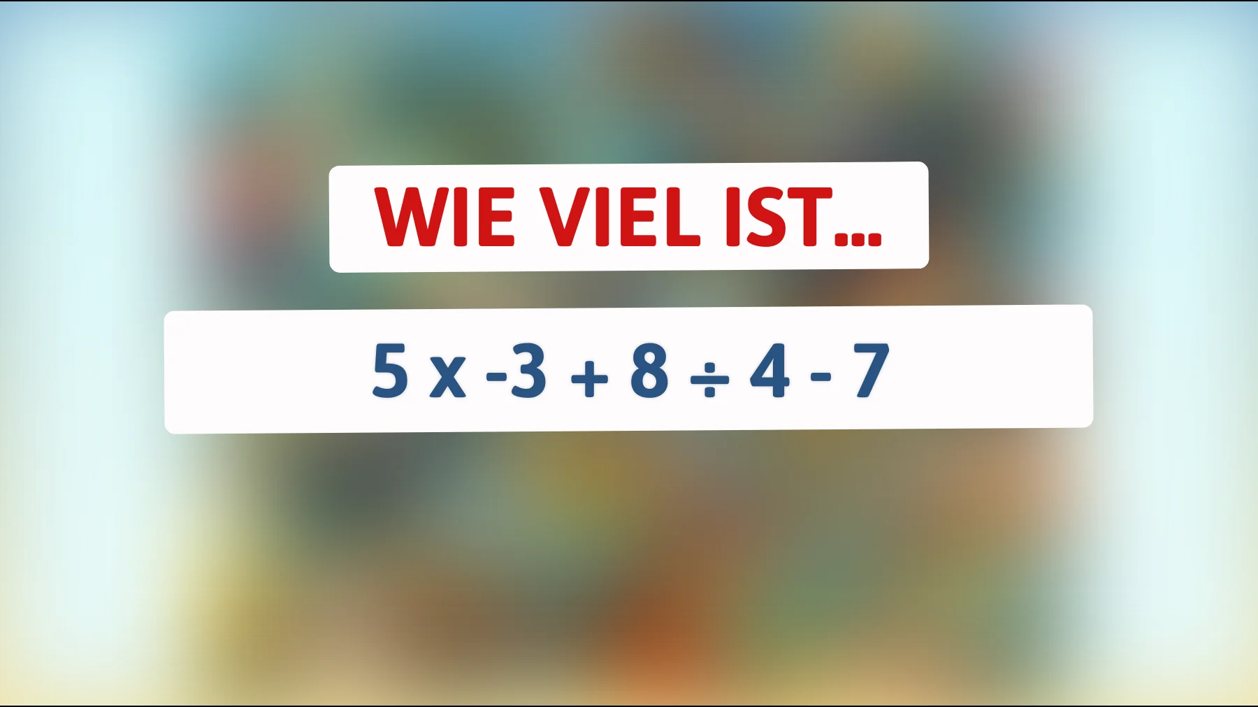 Nur 2% der Menschen können dieses mathematische Rätsel lösen – bist du einer von ihnen? Wage es jetzt!"