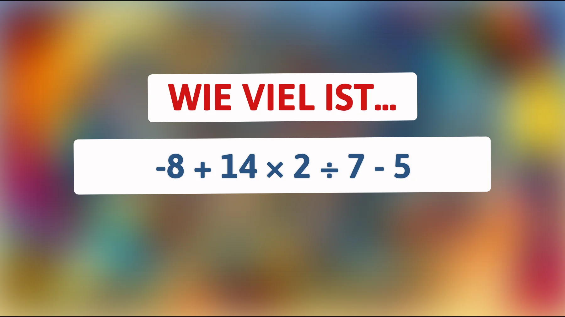 Nur 2% der Menschen können dieses mathematische Rätsel richtig lösen: Kannst du es auch?"