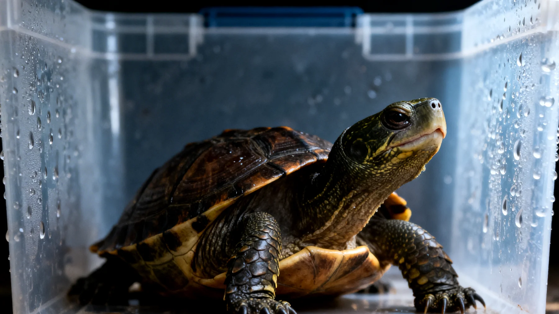 Schildkröten haben während einer Reise spezielle Bedürfnisse bezüglich Temperaturregulation, Feuchtigkeit und Stressminimierung, die oft nicht ausreichend berücksichtigt werden"